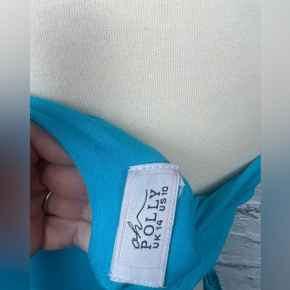 Oh Polly strapless blue dress Size 10 - Picture 7 of 7